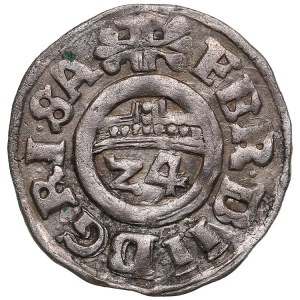 Stati tedeschi (Principato di Brunswick-Wolfenbüttel) AR Groshen (1⁄24 tallero), ND - Federico Ulrico (1613-1634)_x000D