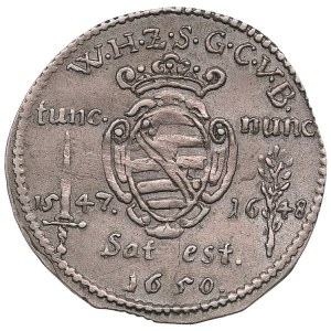 Nemecko (Sasko) AR Pamätný groš 1650 - Wilhelm (1640-1662)