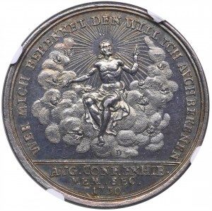 Germany (Nurnberg) Silver Medal 1730 - 200th Anniversary of the Augsburg Confession - NGC AU 58