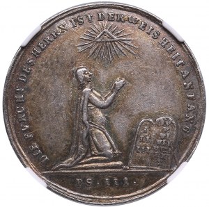 Germany (Nürnberg) Silver Medal in size ducat, ND (1717-1730) - NGC AU 58
