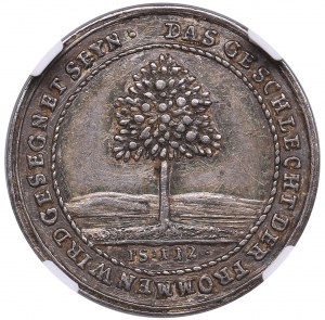 Germany (Nürnberg) Silver Medal in size ducat, ND (1717-1730) - NGC AU 58