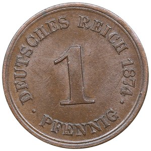 Allemagne (Empire) 1 Pfennig 1874 D