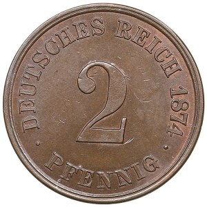 Deutschland (Reich) 2 Pfennig 1874 A