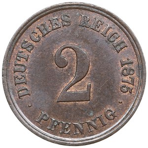 Deutschland (Reich) 2 Pfennig 1875 J