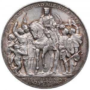 Germany (Prussia) 3 Mark 1913 - The Battle of Leipzig - Wilhelm II (1888-1918)