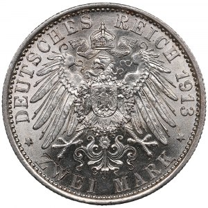 Germany (Prussia) 3 Mark 1913 A - 25 years of Wilhelm II reign