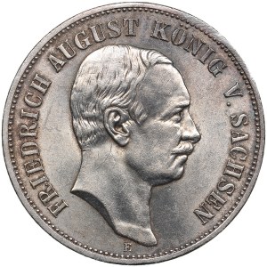 Germania (Sassonia) 5 marchi 1914 E - Federico Augusto III (1904-1918)