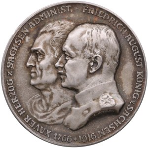 Germany (Saxony) Silver medal 1916 - Commemorating the 150th Anniversary of the Freiberg Mining Academy