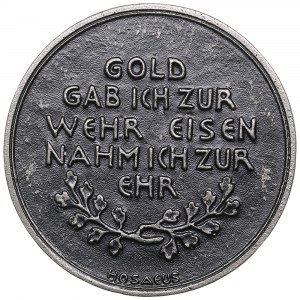 Nemecko Medaila 1916 - V dobe železnej - Wilhelm II (1888-1818)