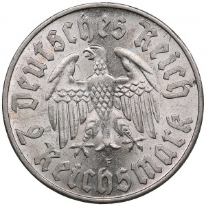 Německo (Třetí říše) 2 říšské marky 1933 F - Martin Luther