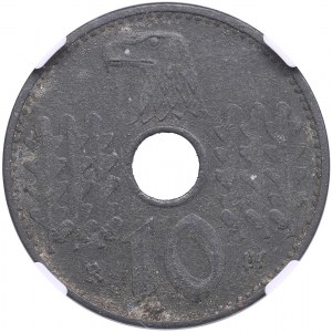 Německo (Třetí říše) 10 feniků 1940 A - Reichskreditkasse - NGC AU DETAILY
