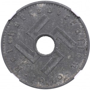 Germany (Third Reich) 10 Pfennig 1940 A - Reichskreditkasse - NGC AU DETAILS
