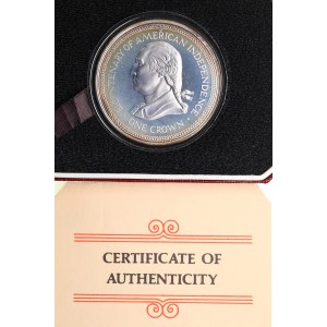 Isle of Man Crown 1976 - Bicentenary of American Independence