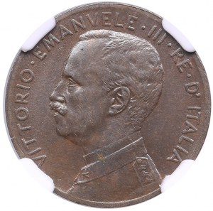 Włochy 2 centesimo 1910 - Vittorio Emanuele III (1900-1946) - NGC UNC SZCZEGÓŁY