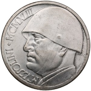 Taliansko 20 lír ND (1943) - Fantasy mince - Benito Mussolini