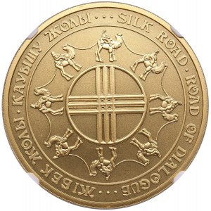 Kazakhstan 10000 Tenge 2005 - Great Silk Road - NGC PF 70