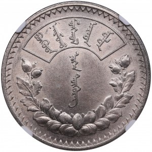 Mongolia (Leningrad Mint) Tugrik Year 15 (1925) - NGC MS 62