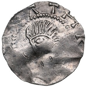 Paesi Bassi. Deventer (zecca imperiale), denario AR - Enrico (Hendrik) II (1014-1024)