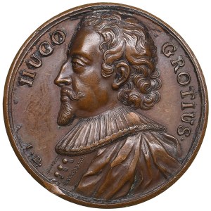 Holandsko Medaila 1683 - Hugo Grotius (1583-1645)