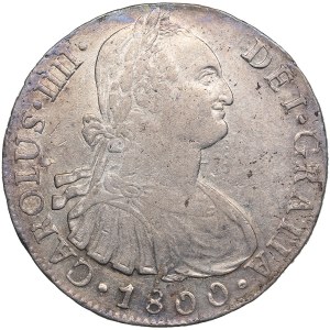 Peru, Lima (španielska kolónia) 8 Reales 1800 - Karol IV (1788-1808)