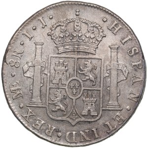 Peru, Lima (španielska kolónia) 8 Reales 1802 - Karol IV (1788-1808)