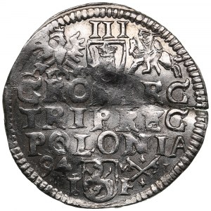 Poland (Poznan) AR 3 Groszy (Trojak) 1594 - Sigismund III Vasa (1587-1632)