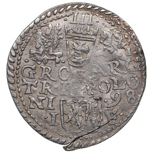 Polsko (Olkusz) AR 3 Groszy (Trojak) 1598 - Zikmund III Vasa (1587-1632)