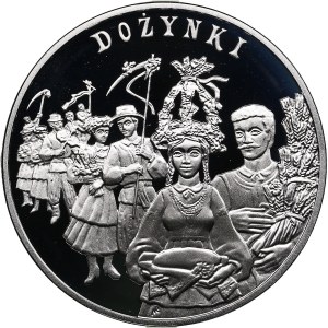 Polska 20 Złotych 2004 - Polski Kalendarz Tradycyjnych Zwyczajów i Obrzędów - Dożynki