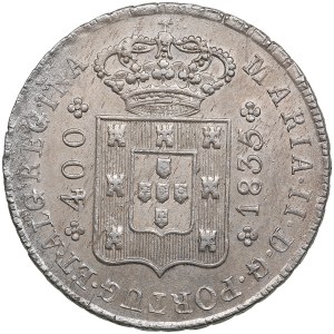 Portugal (Kingdom) 400 Reis 1835 - Maria II a Educadora (the Educator) (1834-1853)
