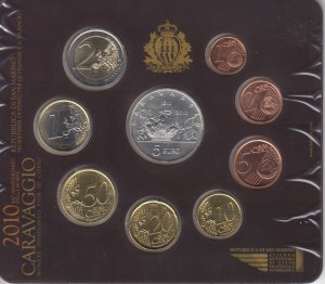 San Marino Kursmünzensatz 2010