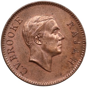 Sarawak (Malaysia) 1 Cent 1937 - Mint. Charles V. Brooke.