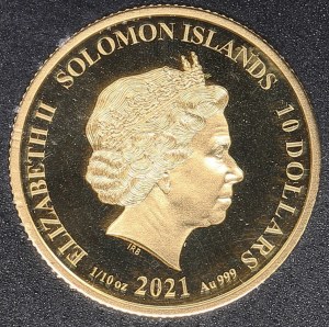 Isole Salomone 10 dollari 2021 - UEFA Euro 2020