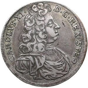 Švédsko 4 Marka 1695 AS - Karel XI (1660-1697)