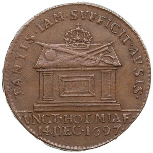 Sweden Bronze Medal (Jeton) 1697 - On coronation of Karl XII (1697-1718)