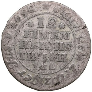 Pomerania (Germania / Svezia) 1⁄12 Taler (Doppelgroschen) 1763 I.H.L. - Adolf Frederick (1751-1771)
