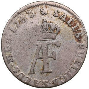 Pomerania (Germania / Svezia) 1⁄12 Taler (Doppelgroschen) 1763 I.D.L. - Adolf Frederick (1751-1771)