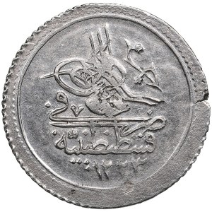 Osmanská říše, Turecko (Kostantiniye) AR 10 Para - Mahmud II (AH 1223-1255 / 1808-1839 AD)