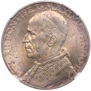 Vatican City (Italy) 10 Lire 1940 (ANNO II) - Pius XII 1939-1958 - NGC MS 64