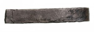 A partial silver ingot from Medieval Europe, ND