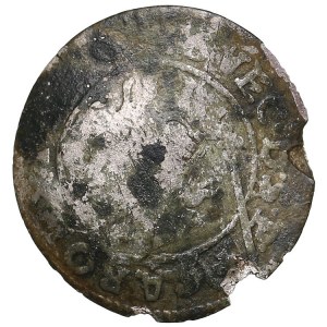 Pomerania (Germany / Sweden) 1/48 Taler (Shilling) 1684 BA - Stettin countermark of Stettin Crown - Karl IX (1660-1697