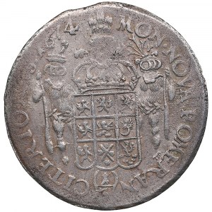 Pomerania (Germany / Sweden) 1/3 Taler (1/2 Gulden) 1674 DS - Karl XI (1660-1697)