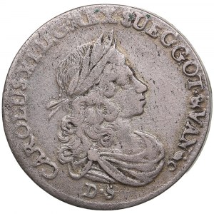 Pomerania (Germany / Sweden) 1/3 Taler (1/2 Gulden) 1674 DS - Karl XI (1660-1697)