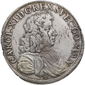 Pomerania (Germany / Sweden) 2/3 Taler (Gulden) 1681 BA - Karl XI (1660-1697)
