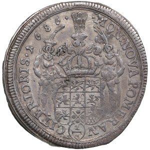 Pomerania (Germany / Sweden) 2/3 Taler (Gulden) 1686 DHM - Karl XI (1660-1697)