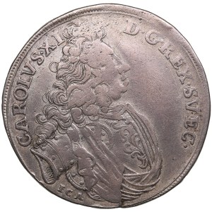 Pomerania (Germany / Sweden) 2/3 Taler (Gulden) 1697 ICA - Karl XI (1660-1697)