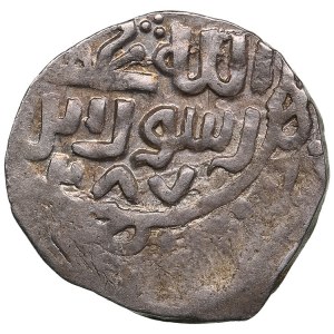 Juchid, Zlatá horda AR Dirham NM, AH 287 (=782) - Tuliak Khan (c. AH 782 / 1380 n. l.)