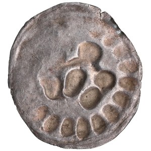 Reval (Dánsko) AR Pfennig (Crown Bracteate) - Anonym (1265-1332)