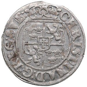 Riga (Švédsko) 1/24 Taler 1644 - Kristina (1632-1654)