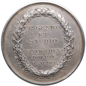 Estonia (Russia) Silver Award Medal, ND - Copy - The Imperial Derpt (Dorpat) University