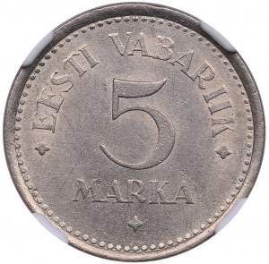 Estonia 5 Marka 1922 - NGC MS 62